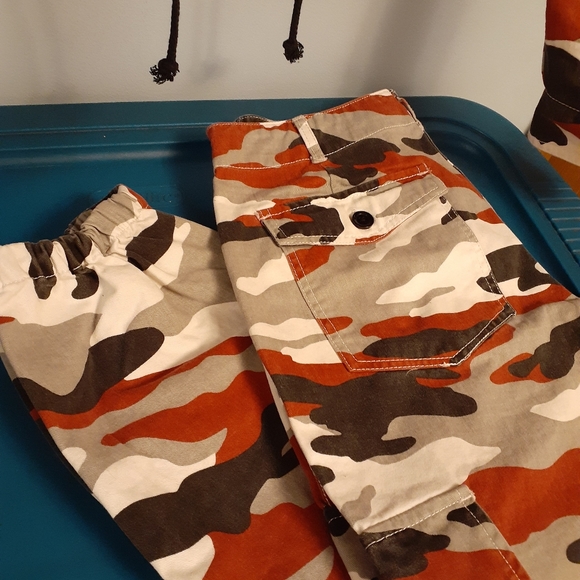 Vintage hip hop cargo pants and crop jacket  ladies size 8 pants and large jacke - Picture 3 of 4